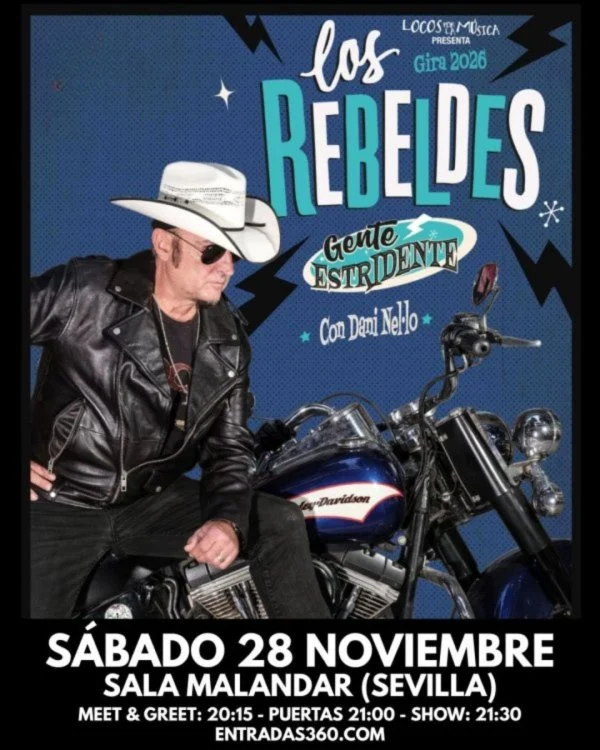 Los Rebeldes en Sala Malandar