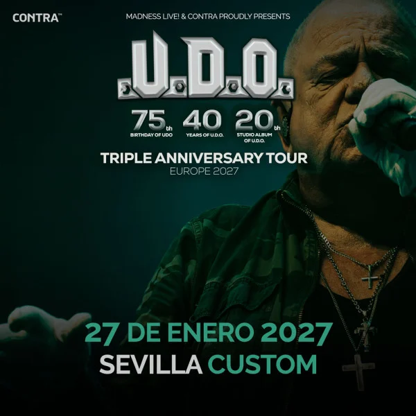 U.D.O. en Sala Custom