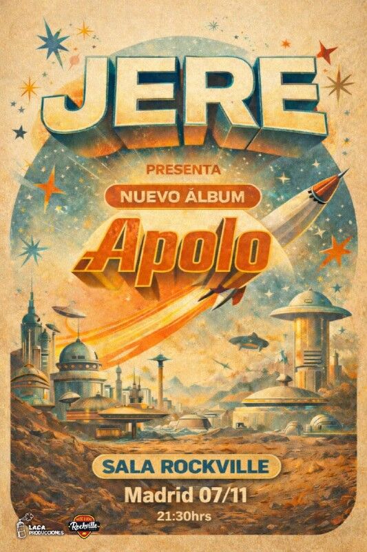 JERE presenta APOLO en Sala Rockville