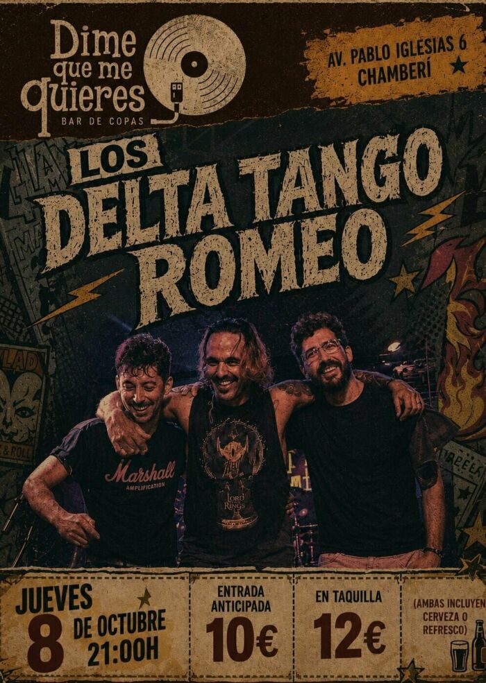 Delta Tango Romeo en Dime que me quieres