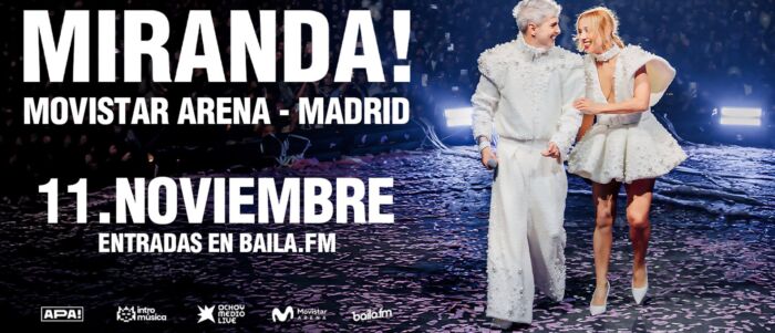 Miranda! en Movistar Arena