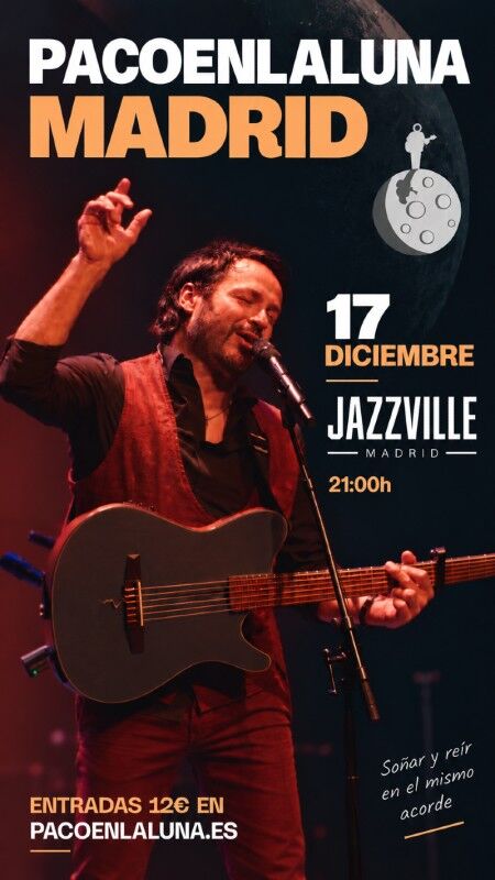 PACOENLALUNA en MADRID en JAZZVILLE en Sala Jazzville
