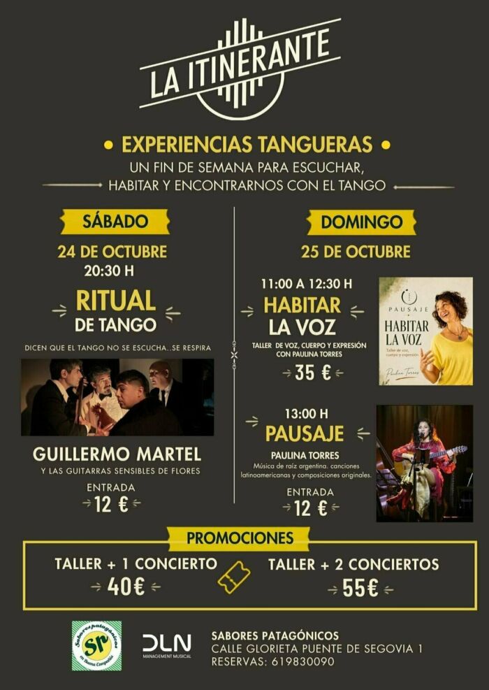 La Itinerante, experiencias tangueras