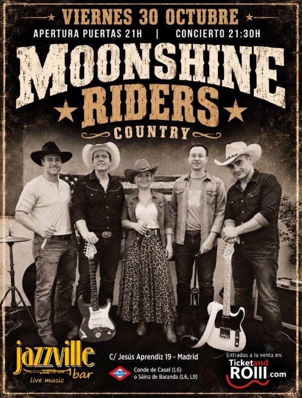 Moonshine Riders en Jazzville en Sala Jazzville