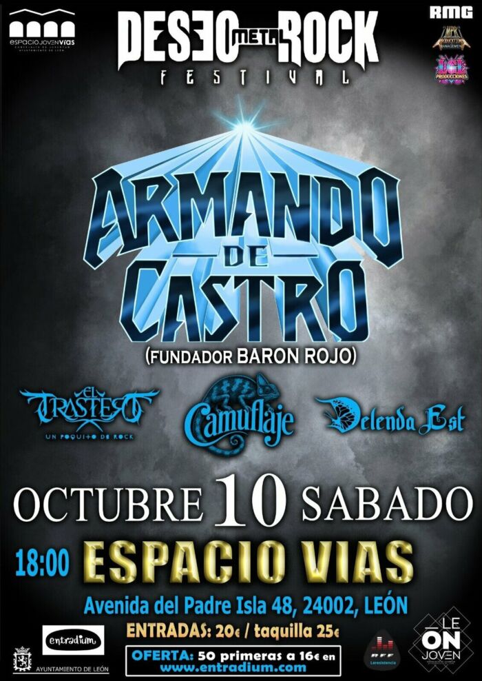 Deseo metal rock in Leon Armando de Castro,Delenda Est el trastero ,Camuflaje
