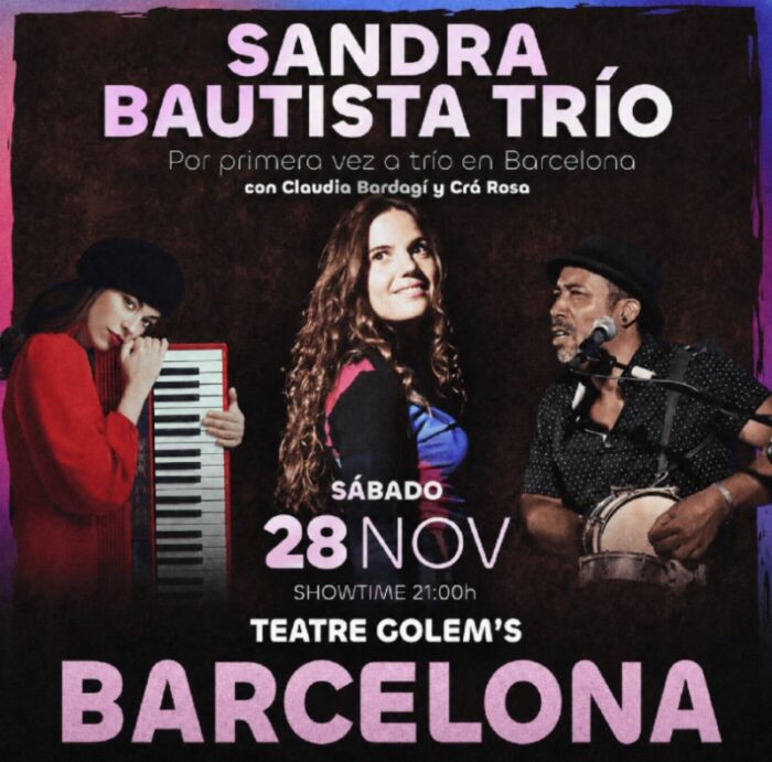 SANDRA BAUTISTA TRÍO — concierto en España