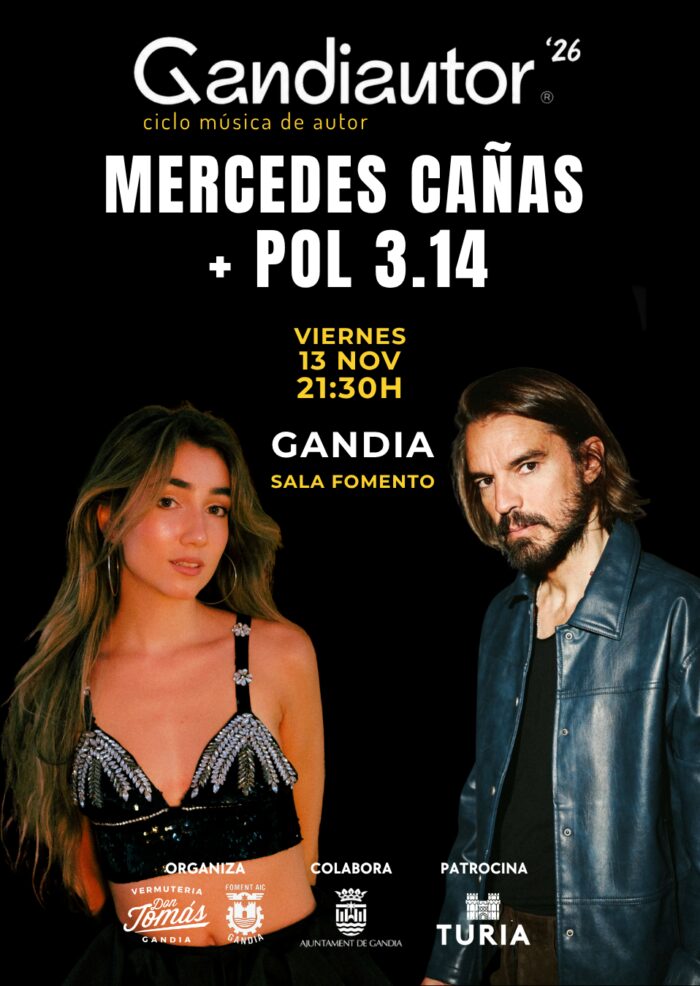 Mercedes Cañas + Pol 3.14. Gandiautor'26