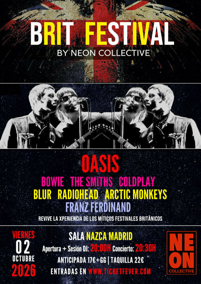 Brit Festival by Neon Collective en Madrid 2026