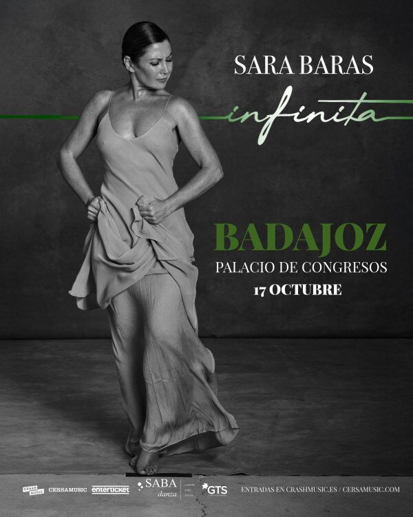 SARA BARAS - BADAJOZ - PALACIO DE CONGRESOS - SÁBADO 17 DE OCTUBRE