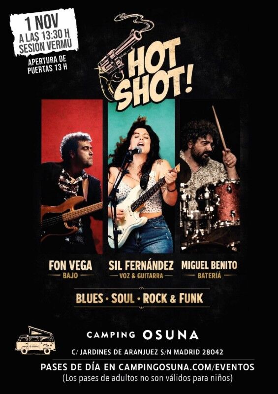 HOT SHOT! en Camping Osuna -Sesión Vermut en Camping Osuna