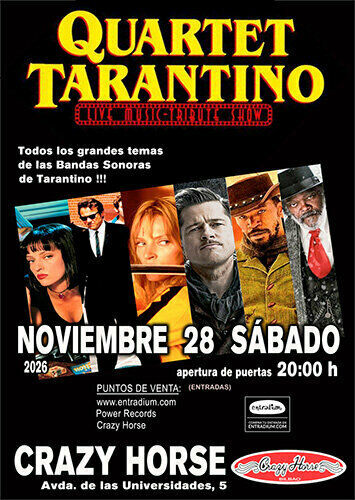 QUARTET TARANTINO (CRAZY HORSE, Bilbao)