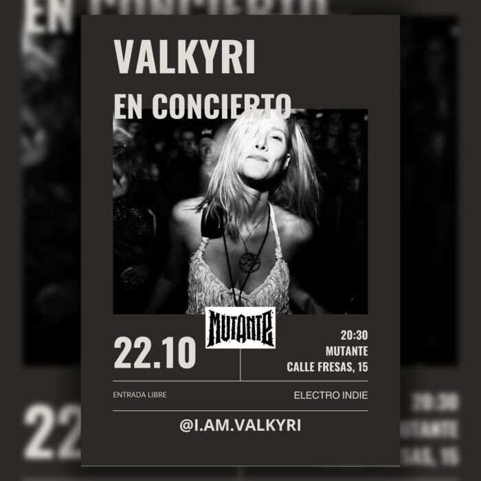 Valkyri en Concierto en Bar Mutante