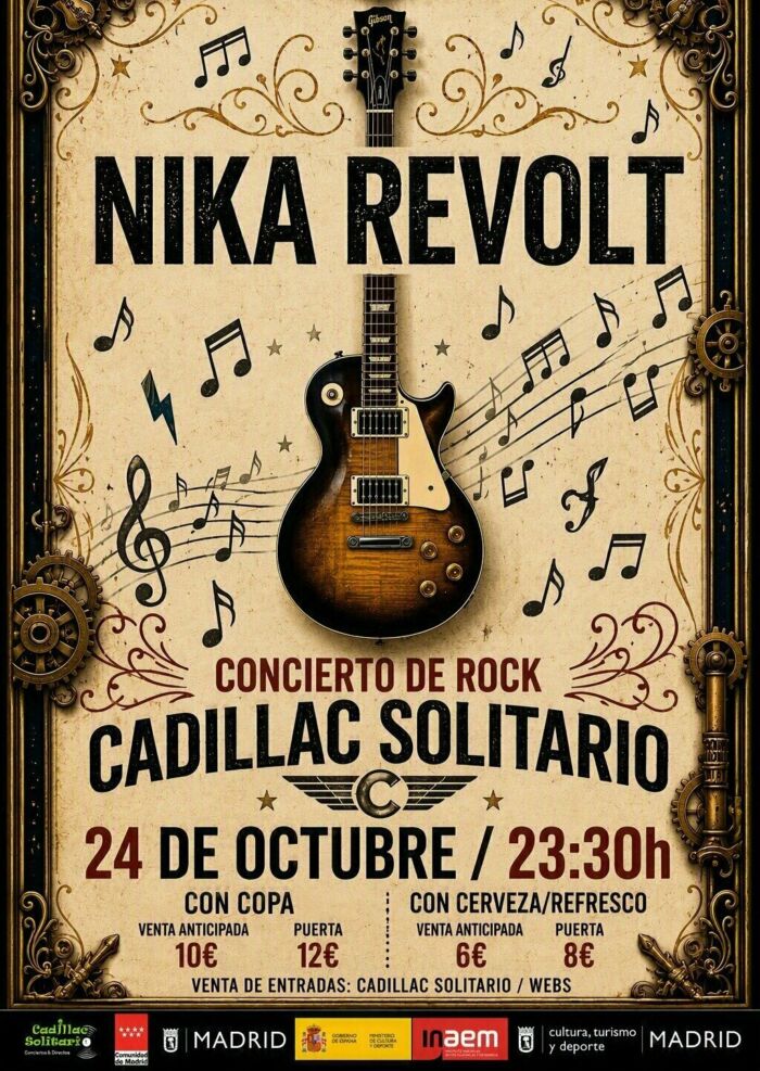 Nika Revolt en Cadillac Solitario