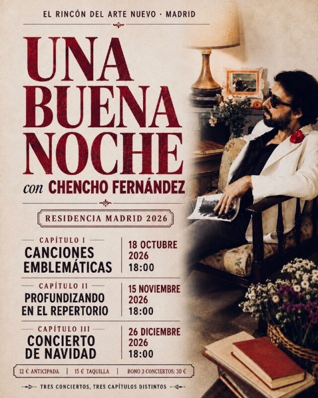 Chencho Fernández — concierto en España