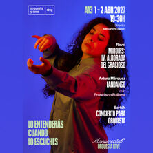 Concierto sinfónico A/13 en Teatro Monumental
