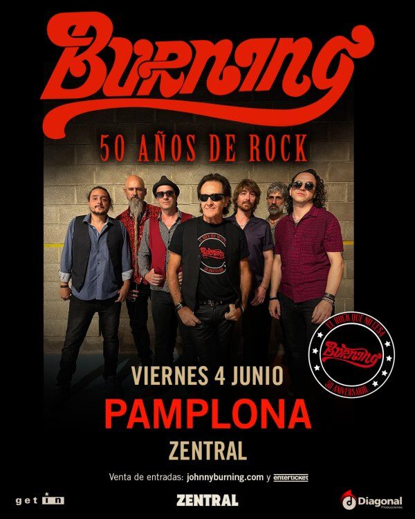 Burning – 50 años de Rock – Pamplona