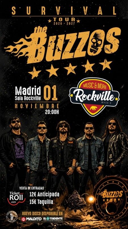 The Buzzos en Sala Rockville