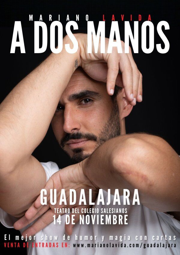Mariano Lavida en Guadalajara en Teatro Salesianos Guadalajara