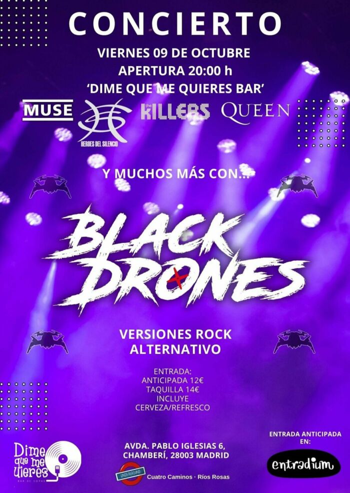 Black Drones en Dime que me quieres