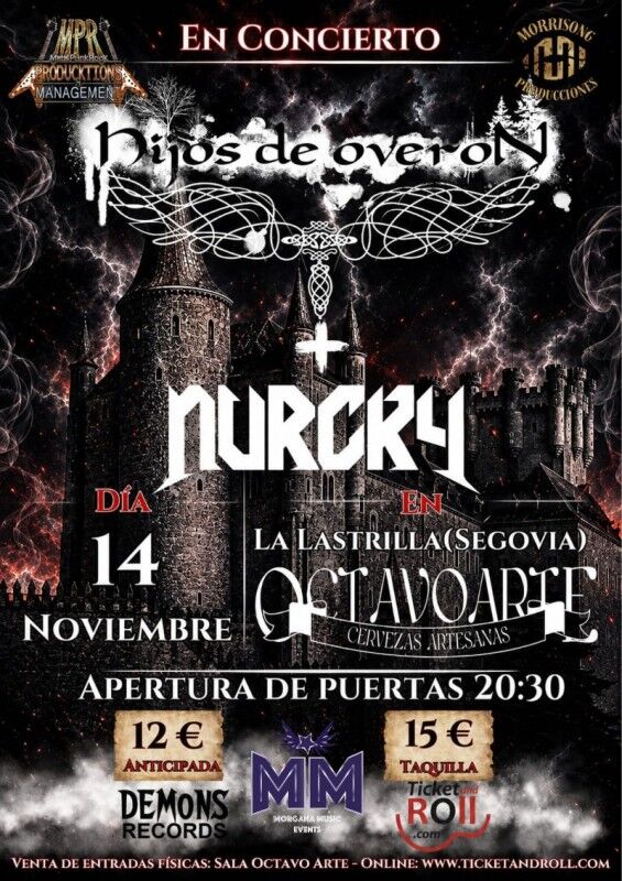 14 de Noviembre Hijos de Overon + Nurcry