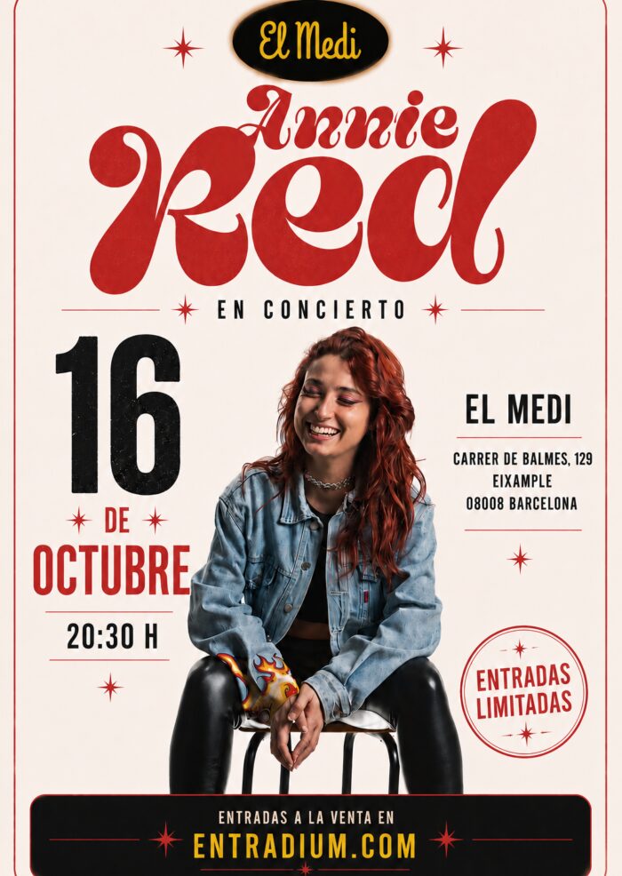 Annie Red en concierto