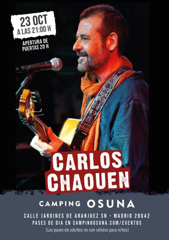 CARLOS CHAOUEN en Camping Osuna en Camping Osuna