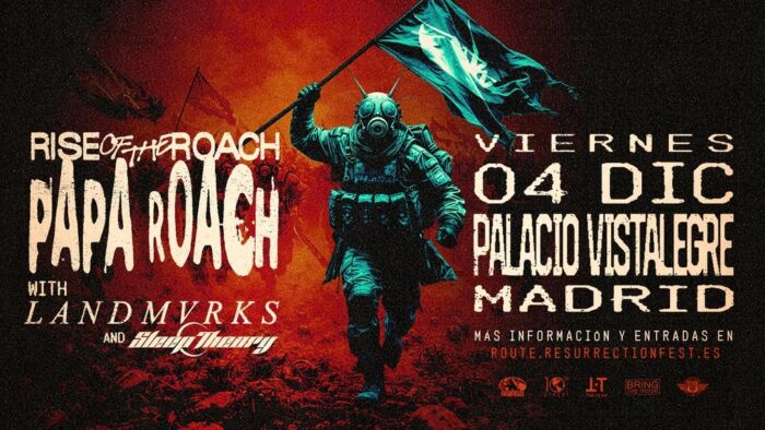 Papa Roach en Palacio Vistalegre