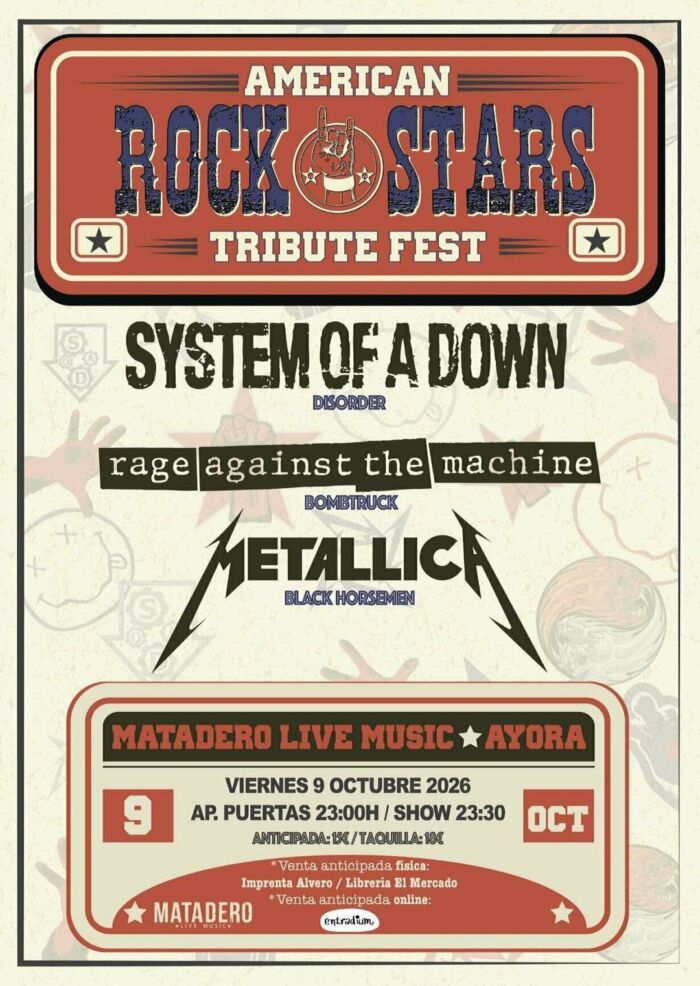 Festival de Tributos AMERICAN ROCK STARS — concierto en España