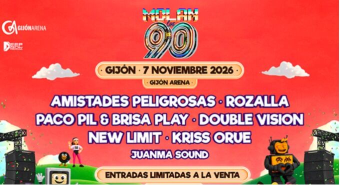 Molan Los 90 — concierto en España