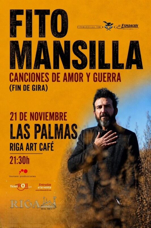 FITO MANSILLA en Las Palmas en Riga Art Café