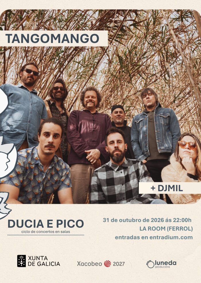 Concerto de TANGOMANGO + DJMIL na sala La Room _Ciclo Ducia e Pico 2026