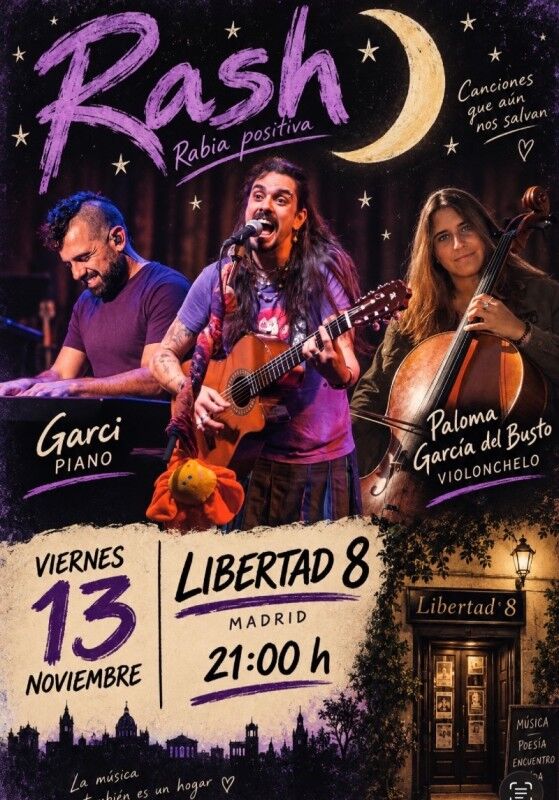 ¡¡¡CONCIERTO DE RASH el VIERNES 13 NOV!!!