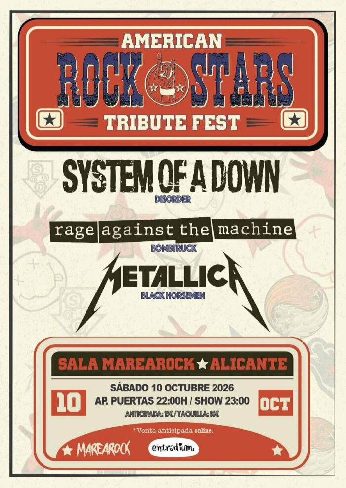 Festival de Tributos AMERICAN ROCK STARS 2026
