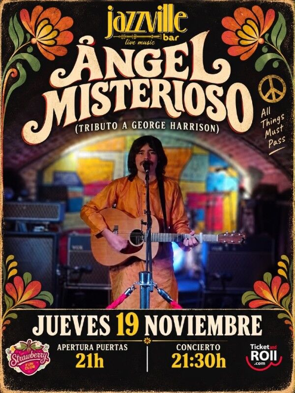 Ángel Misterioso (Tributo a George Harrison) en Jazzville en Sala Jazzville