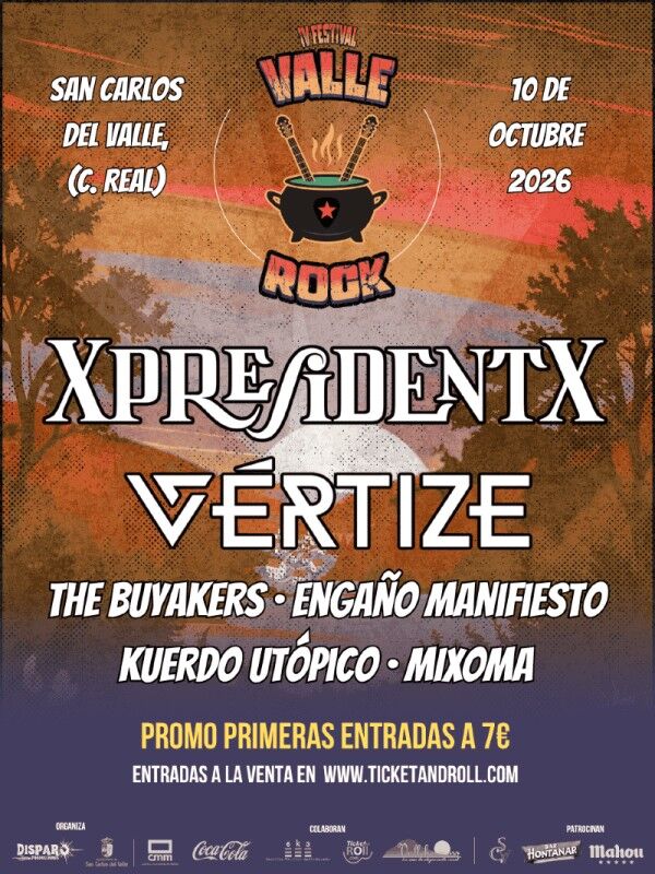 IX VALLEROCK FESTIVAL 2026 en Parque del Hontanar