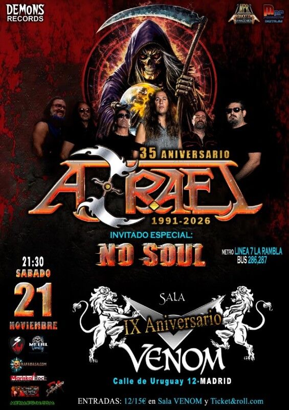 Aniversario sala Venom en Sala Venom (Coslada)
