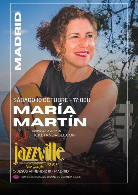 María Martín en Jazzville en Sala Jazzville