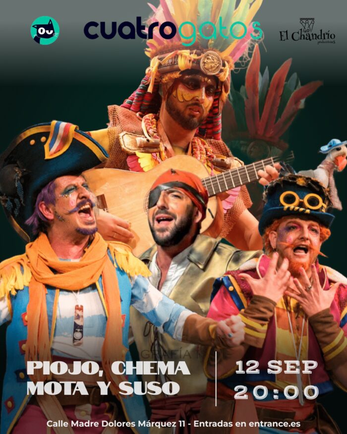 Piojo, Chema, Mota y Suso en Cuatrogatos