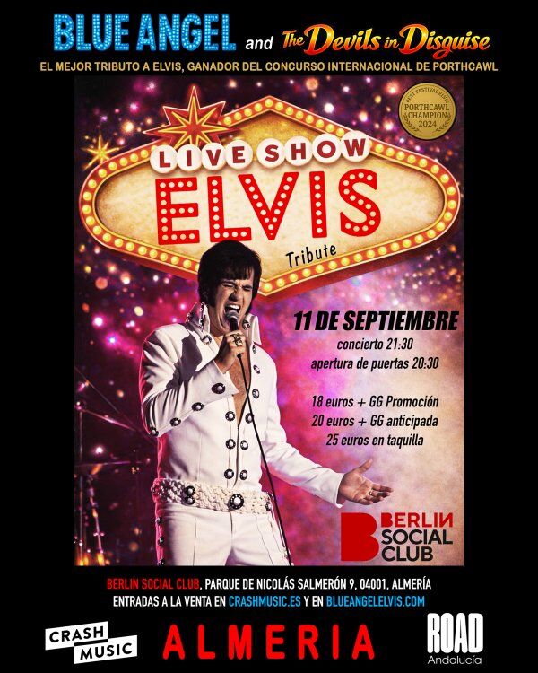 CONCIERTO BLUE ANGEL ELVIS TRIBUTE