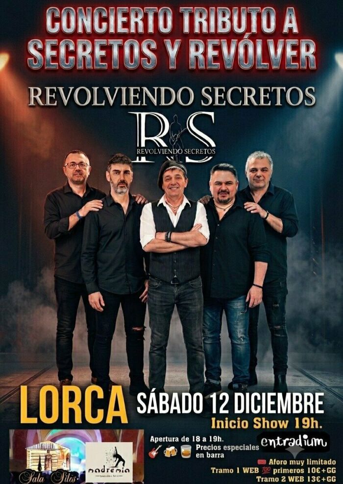 Sab. 12/12 Tributos Secretos + Revolver