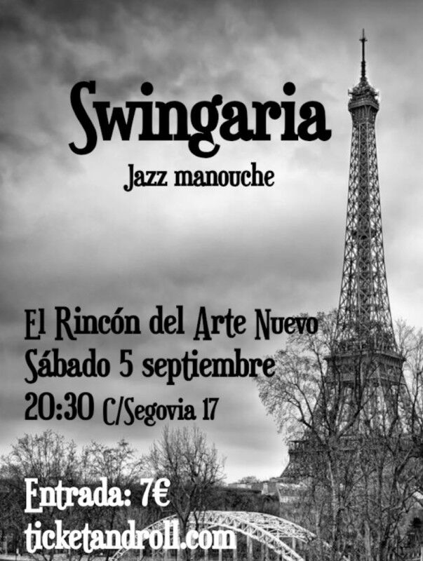 SWINGARIA EN EL RINCON DEL ARTE NUEVO