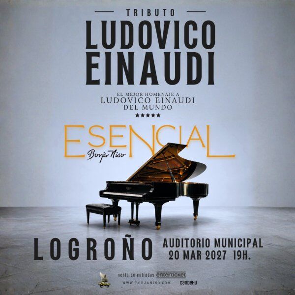 Ludovico Einaudi Esencial con Borja Niso en Auditorio Municipal de Logroño