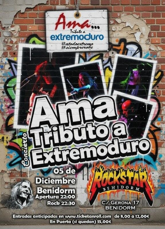 Ama Extremoduro en Benidorm Rockstar