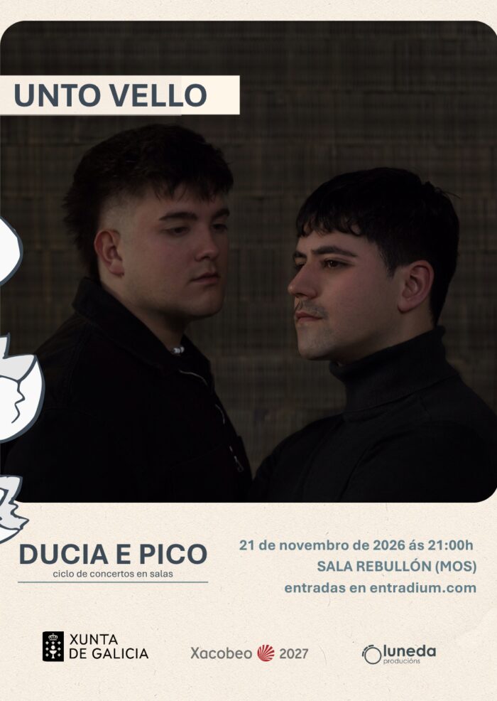 Concerto de UNTO VELLO na Sala Rebullón _Ciclo Ducia e Pico 2026