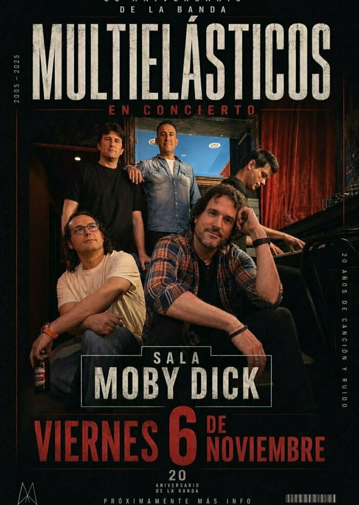 Multielásticos 20 años en Moby Dick Club