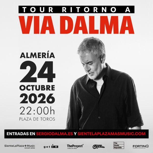 SERGIO DALMA en Almería en Plaza de Toros de Almería