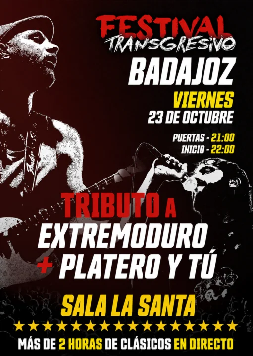 Festival Transgresivo: Tributo a Platero y Extremo