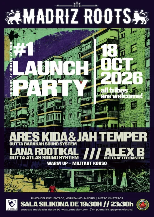 MADRIZ ROOTS #01 LAUNCH PARTY en SALA SILIKONA