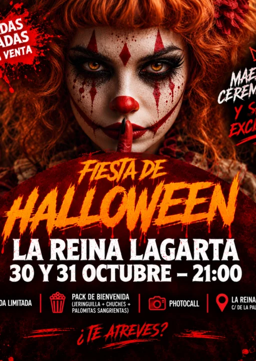 Halloween Reina Lagarta en La Reina Lagarta