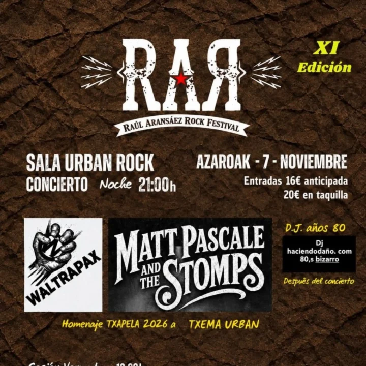 RAUL ARANSAEZ ROCK FESTIVAL 2026